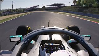 Lewis Hamilton 2020 PreSeason Testing  Catalunya  Assetto Corsa [upl. by Etteniotna]