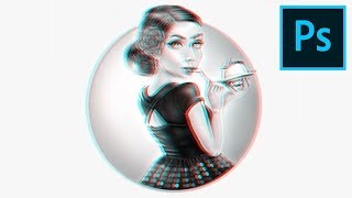 How to Apply a 3D Anaglyph Effect in Photoshop [upl. by Ariec]