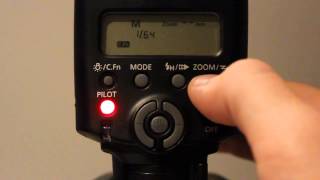 How to use all the functions on your Canon 430EXII Speedlite [upl. by Esinek]