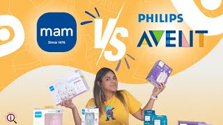 MAM ou PHILIPS AVENT  QUAL A MELHOR MAMADEIRA Vem conferir as DIFERENÇAS entre elas [upl. by Bruning]