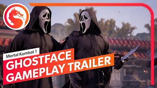 Ghostface Gameplay Trailer  Mortal Kombat 1 [upl. by Yesoj523]