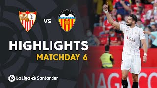 Resumen de Sevilla FC vs Valencia 31 [upl. by Ajam]