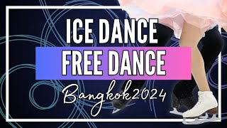 Junior Ice Dance Free Dance  Bangkok 2024  JGPFigure [upl. by Matless]