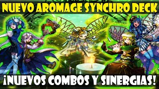 quotNUEVOquot AROMAGEAROBRU SYNCHRO DECK  NUEVO SOPORTE TUNER ANGELICA  DUEL LINKS [upl. by Haimerej]