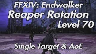 FFXIV Reaper Rotation Lvl 70 [upl. by Tasiana747]