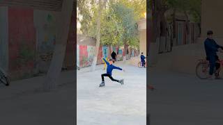 Crazy Skating style 😱OMG😱 skatingreaction khurramskater ytshorts sports funnyskating viral [upl. by Anhavas]