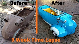 Restoring a Messerschmitt kr 200 in 9 weeks [upl. by Hoover]