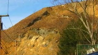 Raw Landslide at WVa Airport Caught on Tape [upl. by Elletsyrk]