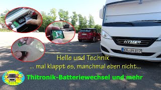 Thitronik Batteriewechsel und noch mehr Technik im Wohnmobil   164 [upl. by Ahsilaf]