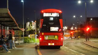 Buses after dark at Edmonton Green on 4th April 2021 [upl. by Otrebtuc]