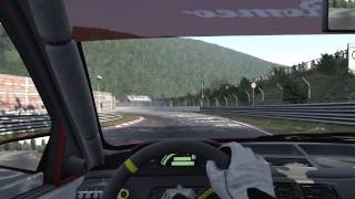 Assetto Corsa Alfa Romeo 155 TI V6 Nordschleife Touristenfahrten  1080p60fps [upl. by Annunciata]