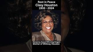 Rest in Peace Cissy Houston 19332024 whitneyhouston music [upl. by Tisbe749]