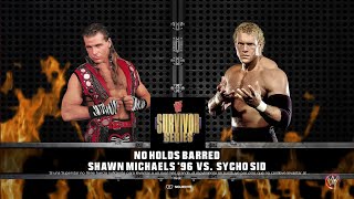 Shawn Michaels vs Sycho Sid WWE 2K23 [upl. by Rai548]