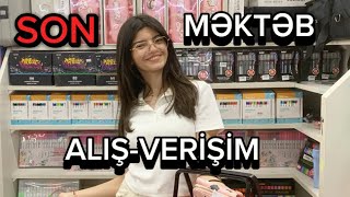 SON MƏKTƏB ALIŞVERİŞİM🛍️📚NELER ALDIM🤨 [upl. by Hafeetal]