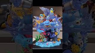 Pokémon Model Toys Water Type Family Bucket Ocean Blastoise Collectible Action Figures Peripheral [upl. by Adalheid]