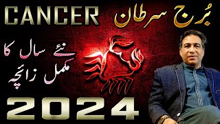 Cancer Yearly Horoscope 2024  Yearly Predictions  Annual Zaicha in Urdu  Astrologer Haider Jafri [upl. by Draw982]