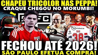 FECHOU ATÉ 2026 SPFC EFETUA COMPRA CRAQUE CHEGOU NESSA QUINTA OFERTA POR BERALDO E CAIO RENOVA [upl. by Nurse]