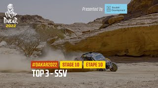 SSV Top 3 presented by Soudah Development  Stage 10  Dakar2022 [upl. by Karilla]