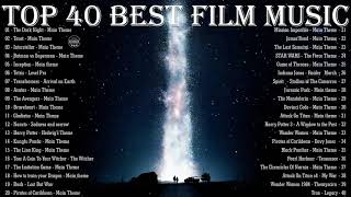 NON STOP 169 Minutes TOP 40 MOVIE SOUNDTRACKS ALL TIME🎵Beautiful Piano Best Film Music [upl. by Atinauq]