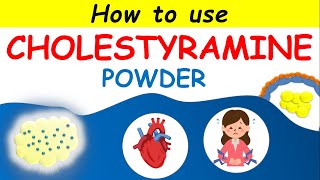 Cholestyramine Questran Powder  Uses Mechanism and Side effects [upl. by Yaja]