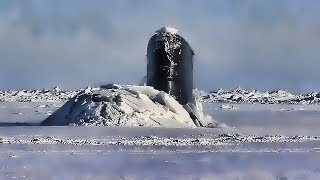 Royal Navy Sub Bobs Up amp Down • Breaking Arctic Ice [upl. by Nanahs246]