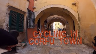 Cycling in Corfu town during lockdown  Ποδηλασία στη Κέρκυρα  KorfuStadt per Rad March 4th 2021 [upl. by Yarled]