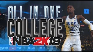 AllInOne College Roster NBA 2K18 PC [upl. by Ogu]