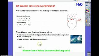 Ist Wasser eine Ionenverbindung [upl. by Anait312]