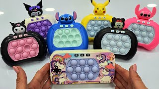 NEW POP IT Game 2025 Fast Push Game Console Series Unboxing amp review Electric Game Fidget Toy AMRS [upl. by Mohorva]