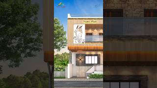 Two floor house front design l double floor house elevation design l modern house in low budget l [upl. by Orel274]