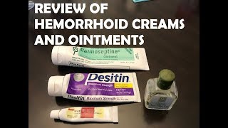 REVIEW OF hemorrhoid ointments and creams [upl. by Rockwell]