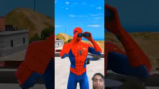 GTA v spiderman doesnt have the strength to lift a big Rock 🥲  shorts [upl. by Ettellocin82]