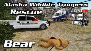 AST Clan GTA IV  Alaska Wildlife Troopers Bear Mauling Rescue [upl. by Noswad]