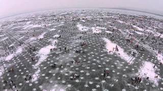 Largest Ice Fishing Tournament In The World On Gull Lake Minnesota [upl. by Libbie]