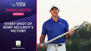 Rory McIlroy  Round 4 Highlights  2024 DP World Tour Championship [upl. by Nnylyaj]