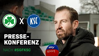 Siewert quotHaltung war permanent daquot  PK nach SGFKSC [upl. by Grieve279]