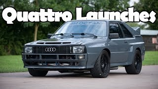 Most Insane Audi Quattro Launches [upl. by Etteniuqna]