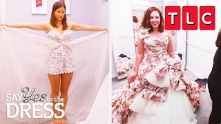 Most Unique Wedding Dresses of ALL TIME  Say Yes To The Dress  TLC [upl. by Caldeira201]