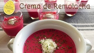 Crema de Remolacha fácil y rápida [upl. by Stuppy]