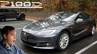 Tesla Model S P100D Review  Autopilot Road Trip [upl. by Dlonyar]