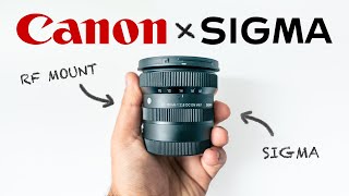 Canon RF is Finally Getting Sigma Lenses [upl. by Katalin]