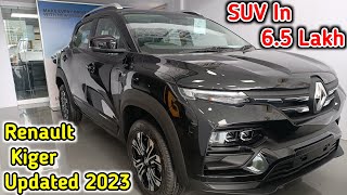 Renault Kiger Updated 2023 Compact Suv only 650lakh onwards🔥 सस्ते मे SUV का मजा viral kiger [upl. by Bergh744]