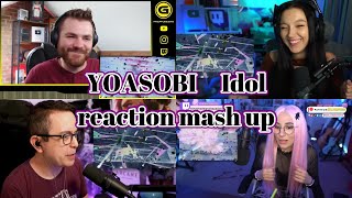 YOASOBI Idol Reaction Mash Up [upl. by Annayi]