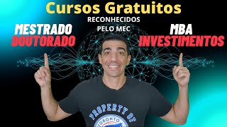 ⚡MBA Online 100 Gratuito em Investimento Financeiro  Mestrado e Doutorado Gratuitos [upl. by Atival952]