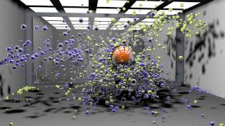 Cinema 4D Particles and Attractors [upl. by Esom390]