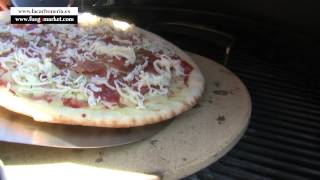 PIZZA DE JAMÓN EN LA BARBACOA WEBER [upl. by Bentlee]