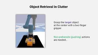 Interleaving Monte Carlo Tree Search and SelfSupervised Learning for Object Retrieval in Clutter [upl. by Petrie]