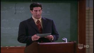 Friends  Ross Teaches with a British Accent Season 6 [upl. by Notserk]