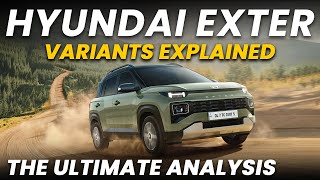 Hyundai Exter Variants Explained  EX EXO S SO SX SXO SXO Connect  July 2023 [upl. by Sydel]