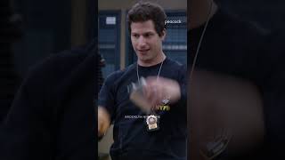 Let the Jimmy Jab Games begin 🥯 BrooklynNineNine JakePeralta AndySamberg Shorts [upl. by Nicole]